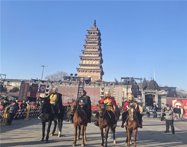 宋韵润临城 文脉耀新春 临城普利塔下过大年文旅盛宴惊艳绽放