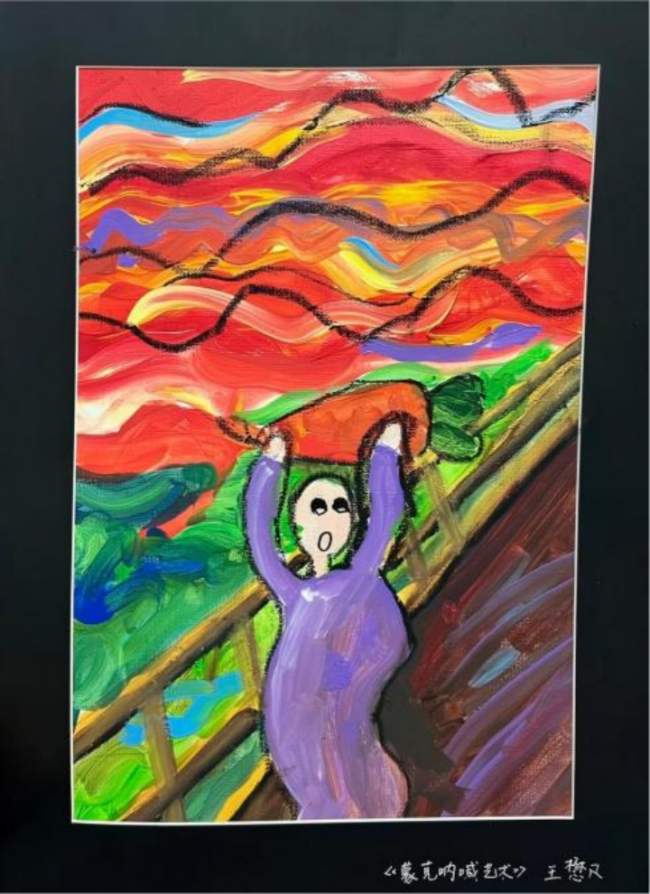 少儿画笔下的非遗生活画卷