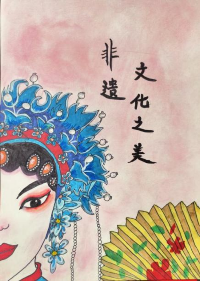 少儿画笔下的非遗生活画卷