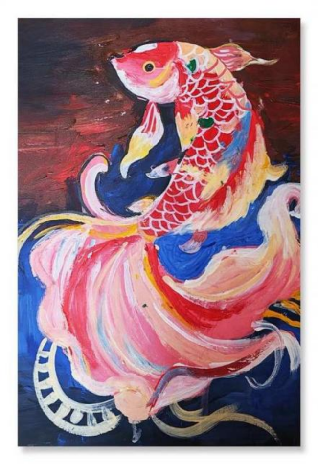 少儿画笔下的非遗生活画卷