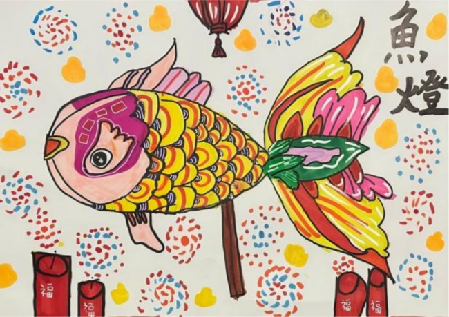 少儿画笔下的非遗生活画卷