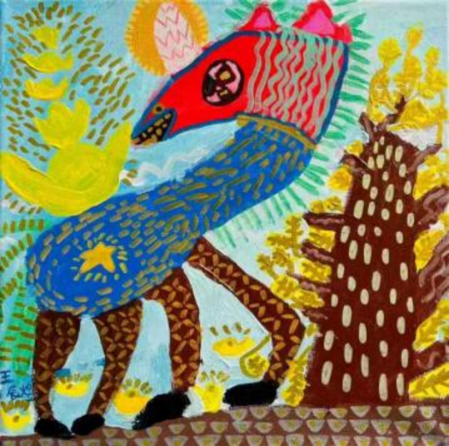 少儿画笔下的非遗生活画卷