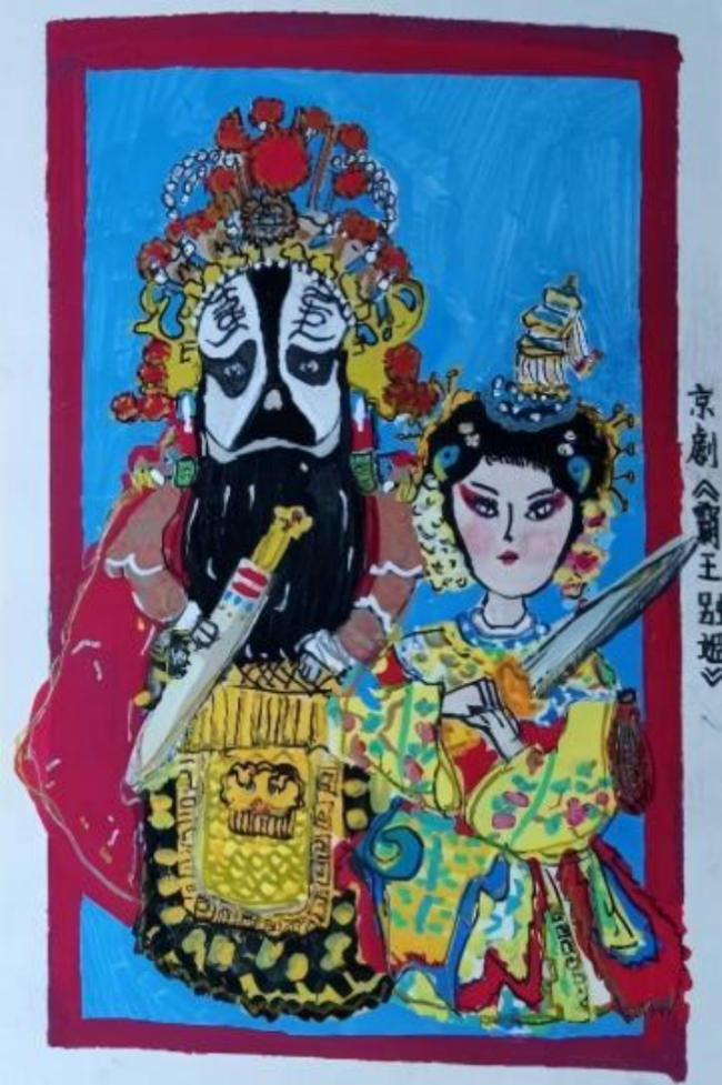 少儿画笔下的非遗生活画卷