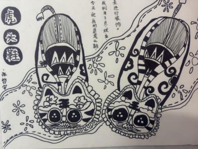 少儿画笔下的非遗生活画卷