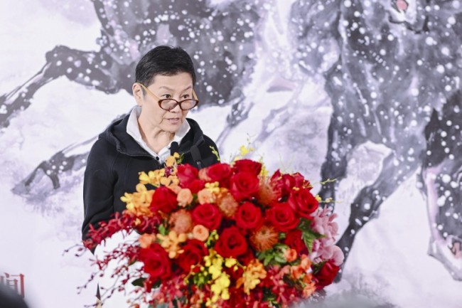 云巅驰骋 马到平安——马欣乐主题画展开幕式在深圳平安金融中心隆重举行