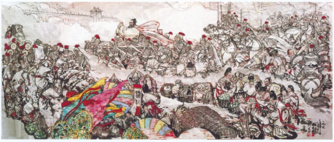 现场丨从戈壁到山地：杨晓阳丝路四十年巡展，贵州壮写南方新章