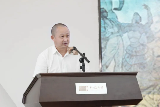现场丨从戈壁到山地:杨晓阳丝路四十年巡展,贵州壮写南方新章