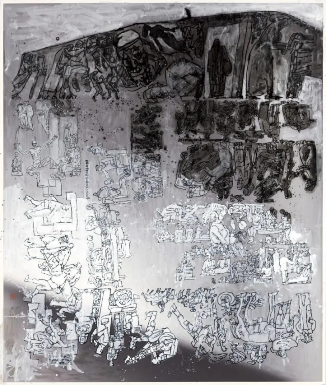 现场丨从戈壁到山地:杨晓阳丝路四十年巡展,贵州壮写南方新章