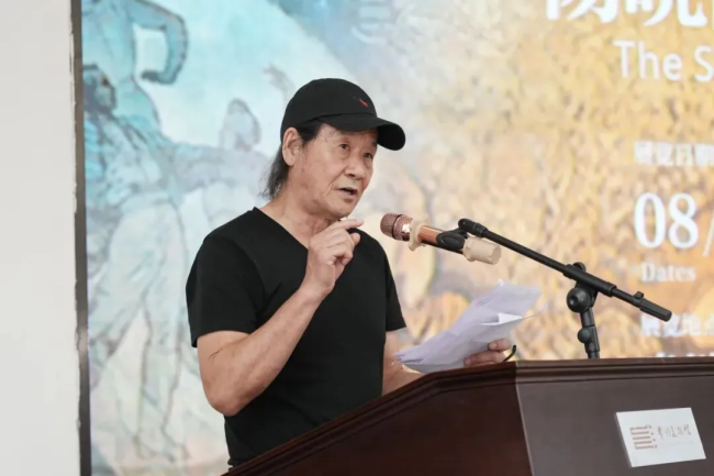 现场丨从戈壁到山地：杨晓阳丝路四十年巡展，贵州壮写南方新章