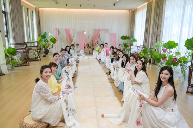 针线乞巧 共绣百花 五云间七夕雅集探寻东方美学新表达