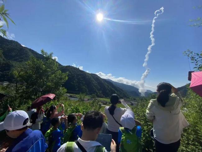 武义双语学子再次见证重要火箭发射