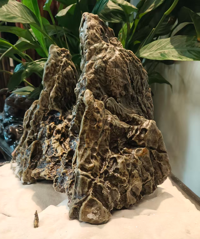【中华名石典藏】华安玉·南靖绿《云峰指剑》中国名石经典作品