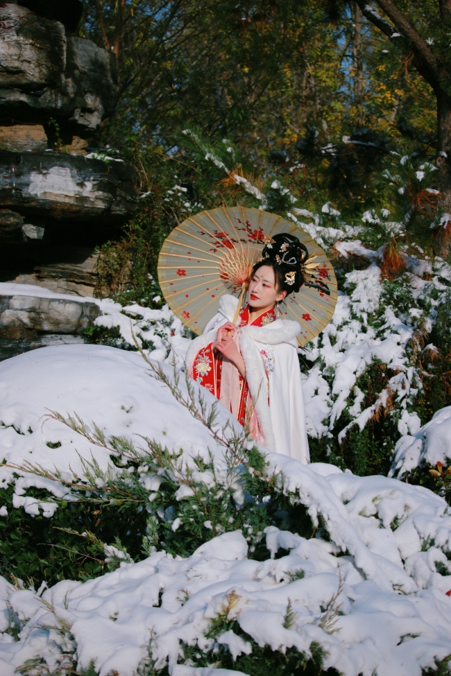 navy blue dress for baby girl Chinese Winter Wear Fashion Hanfu Dress Women main image 0