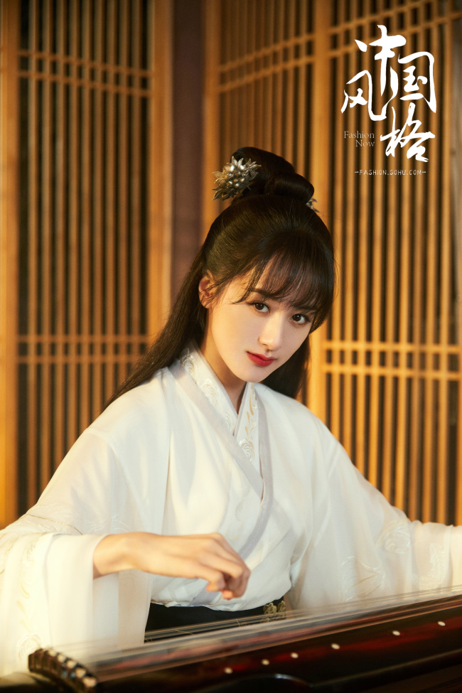 穿汉服的袁冰妍 是中国女孩最美的模样