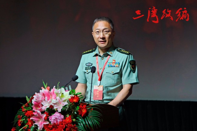 ..文化艺术中心影视部主任刘绍勇代表八一电影制片厂致辞