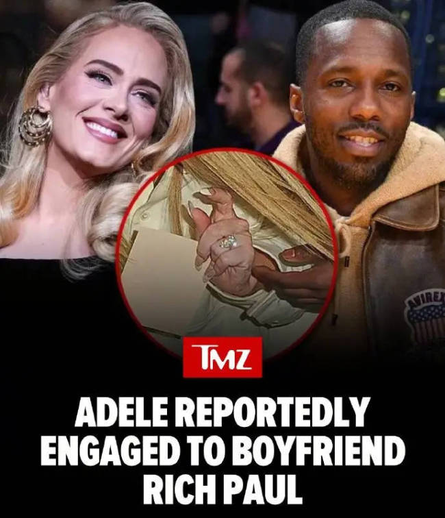 男友向Adele求婚收效 Adele戴广泛钻戒出街