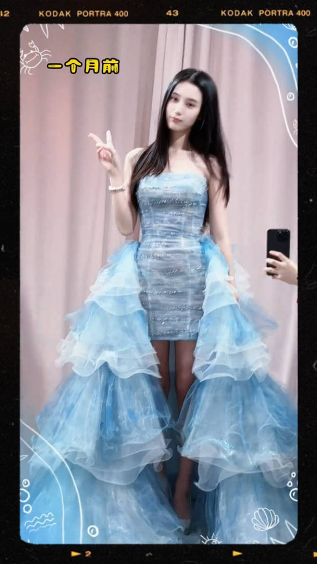 徐艺洋共享试穿婚纱花絮 十二套婚纱尽显优雅奋斗