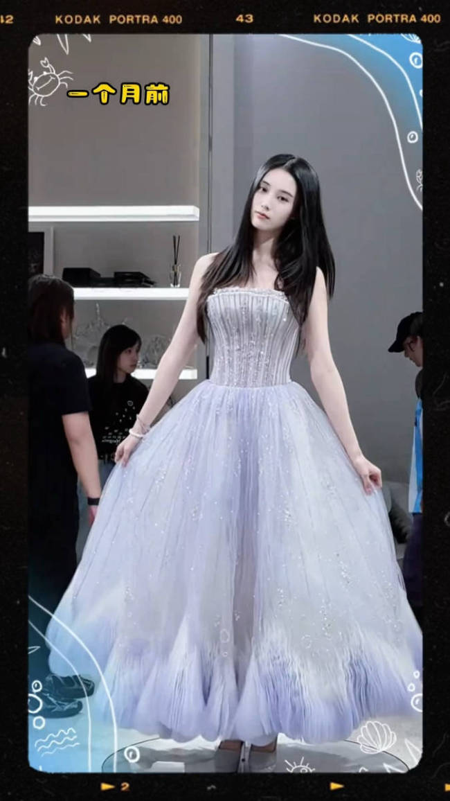 徐艺洋共享试穿婚纱花絮 十二套婚纱尽显优雅奋斗