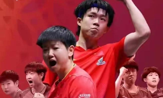 王楚钦孙颖莎神球不断 混双“王炸”夺冠