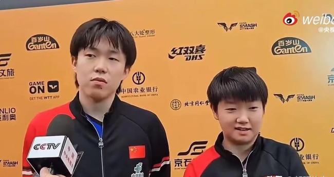 王楚钦孙颖莎神球不断 混双“王炸”夺冠