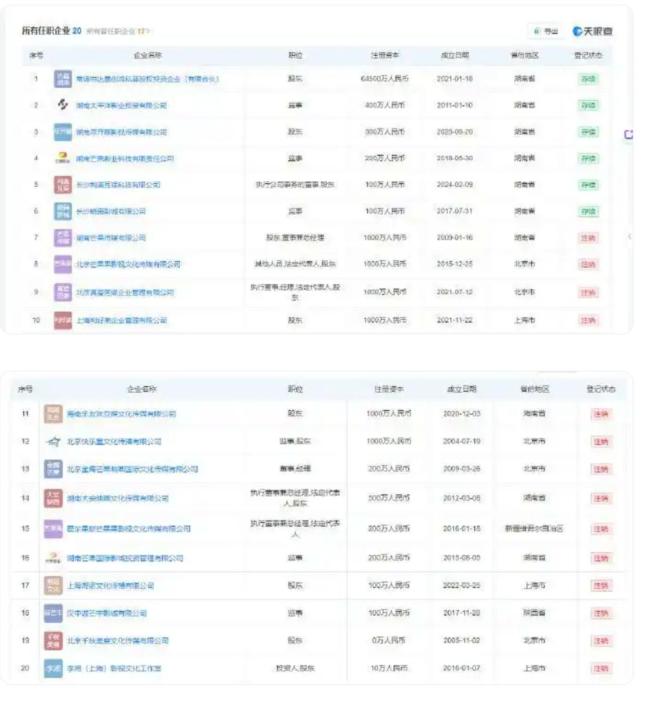 李湘账号被退却关怀 名下多家有关企业刊出 多平台受限