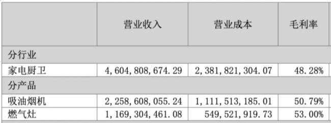 （2024年上半年毛利率情况）