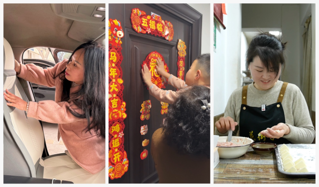 图为:滴滴帮助多位女司机实现心愿