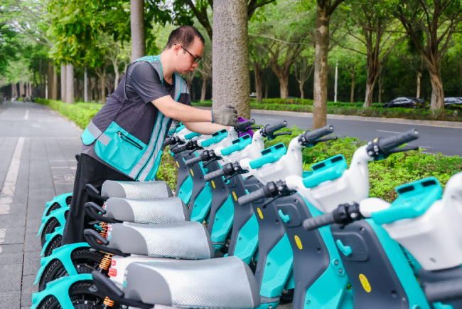 寰球近200城：滴滴青桔电单车驱动本年清冷坐垫铺设责任