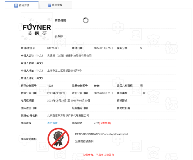 “高露洁劲白、杰士邦医研、壹号土猪”等商标被宣告无效，部分商品仍在售卖