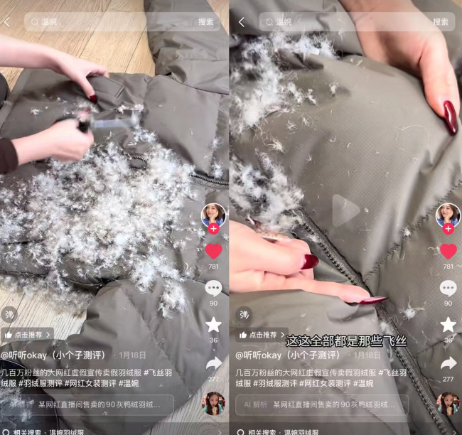 偷税漏税被罚后，初代网红温婉 “复活”：制售Prada等高仿大牌服装，近百个号带货超百万元