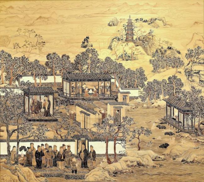 靈隱寺十八幅壁畫，展現濟公傳奇的一生