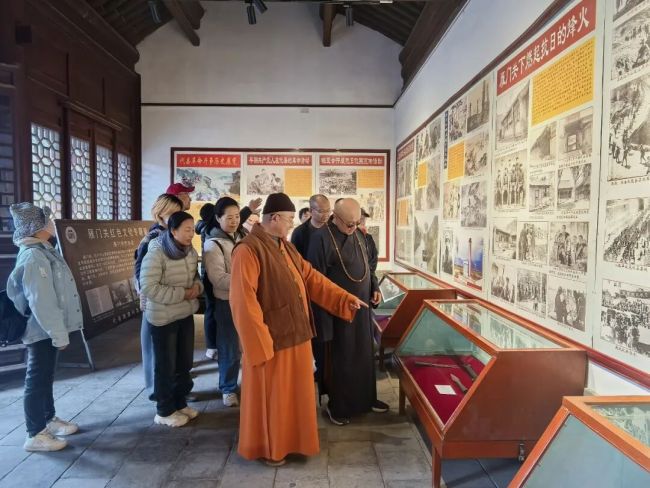 包头市清净寺、正觉寺赴山西开展爱国主义教育学习活动