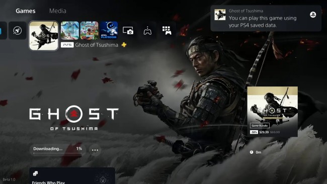 索尼PS5推出新測試版係統 PS4存檔轉移更加便捷