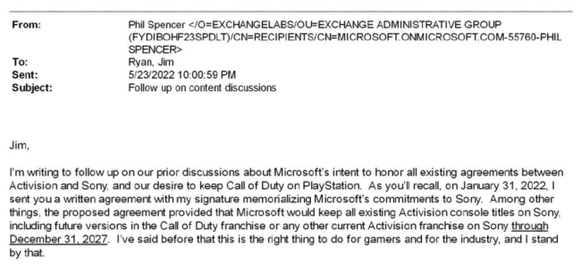 微软和索尼的协议仅包括《使命召唤》 其他动暴游戏不保证留在PS
