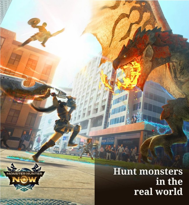 AR游戏《怪物猎人Now》9月14日上线 预注册开启