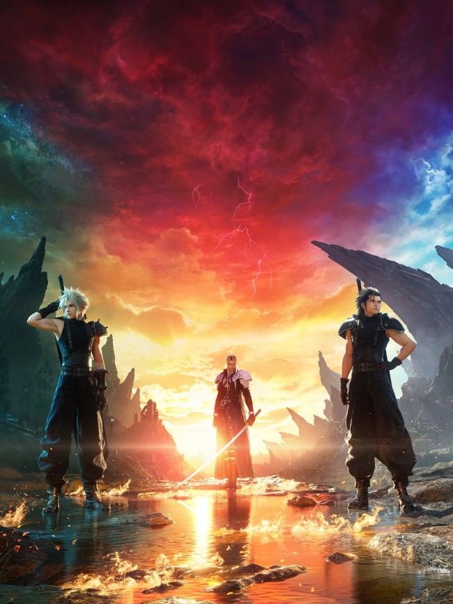 《最终幻想7：重生》官方解释游戏封面含义：三人三世界！