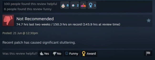 《艾爾登法環：黃金樹幽影》Steam中文區多半差評 數值體驗差、優化太爛