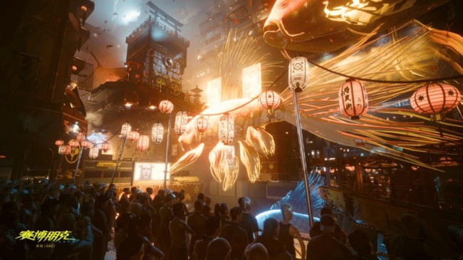《賽博朋克2077》NS2版截圖 畫麵細節很不錯