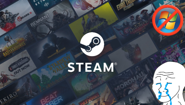 时代的眼泪！Steam将正式抛弃Win7和32位用户