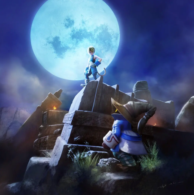 《最终幻想9》角色设计师:25周年艺图来自一代FF早期概念图稿