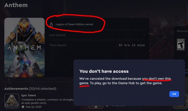 临终关怀都不让?《圣歌》关服前玩家被EA告知不再拥有游戏