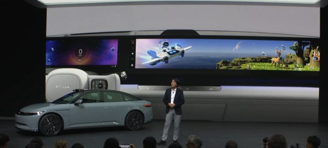 CES:索尼和本田展示电动汽车 本质上是一台PlayStation游戏机