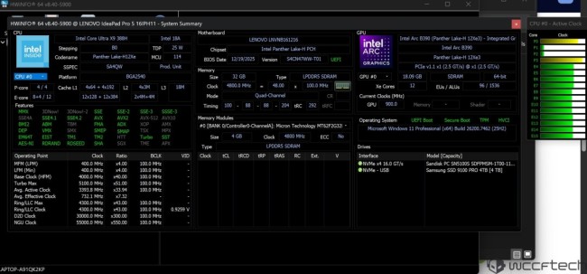 英特爾集顯Arc B390測試 性能驚豔、功耗甚至不到50W