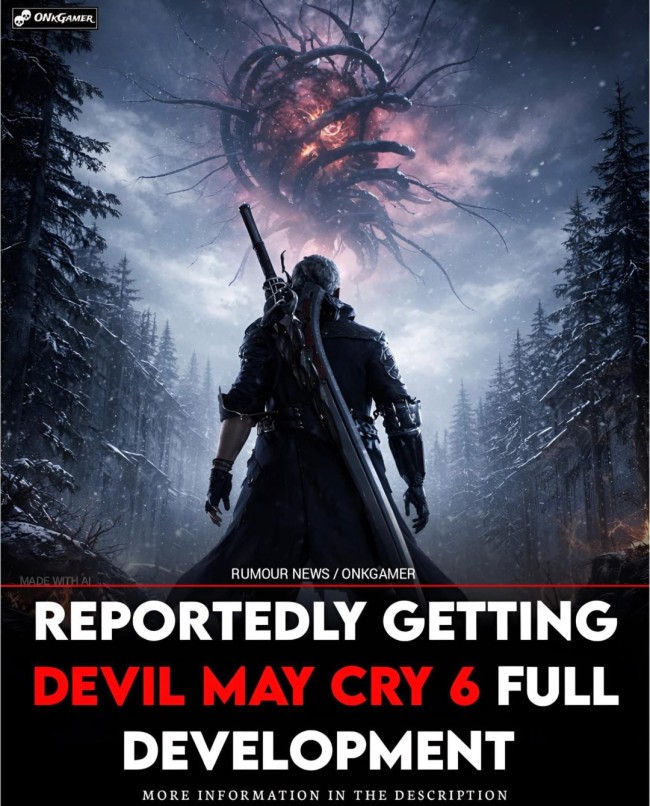 《鬼泣6》正全力开发中？粉丝觉得可能是假消息