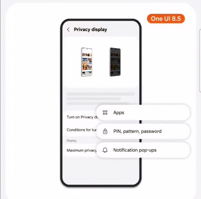 曝三星Galaxy S26 Ultra屏幕可自定义防窥 渲染图泄露
