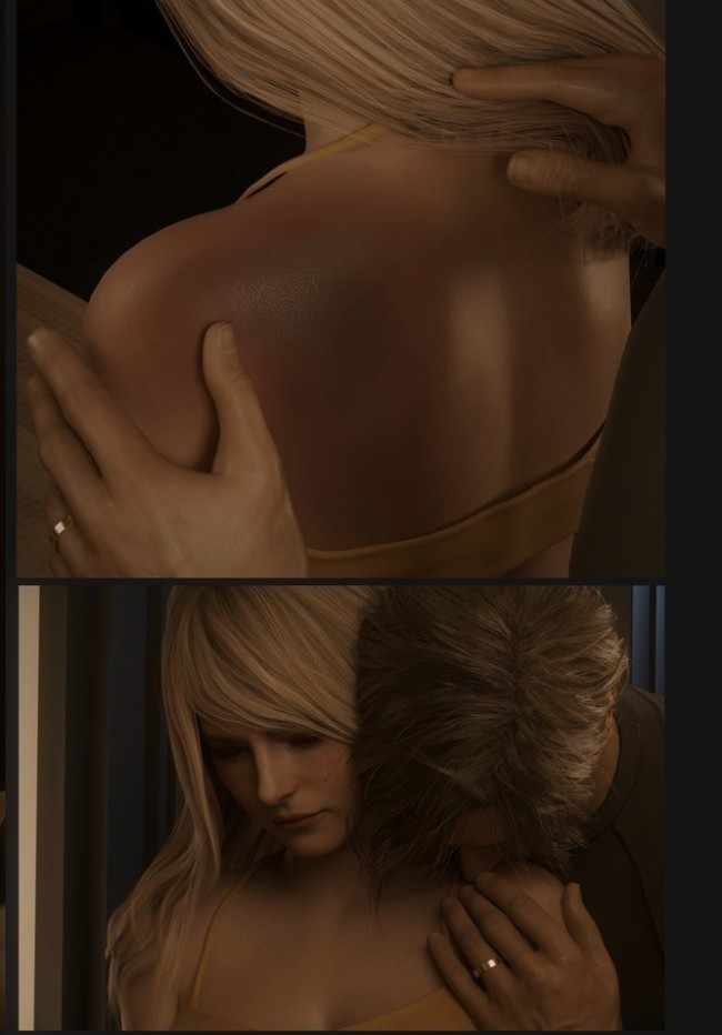 3D大神展示《生化危机4》重制版IF线 里昂与艾什莉的亲密生活