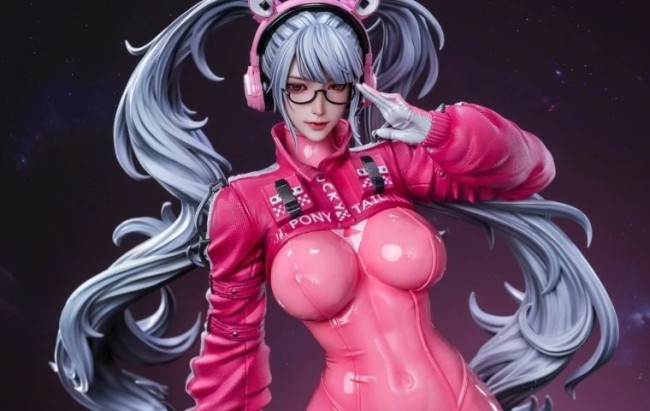 《剑星》伊芙粉色紧身衣手办发布 可爱又性感！