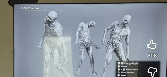 《生化危机9》角色和怪物建模渲染图泄露