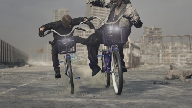 里昂骑自行车追反派 《生化危机9》导演被mod逗笑