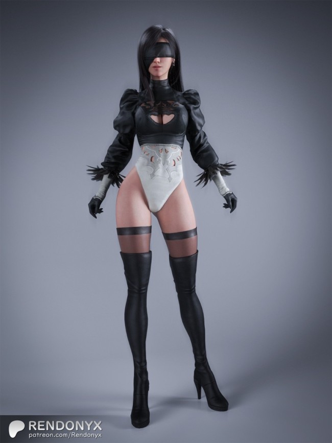 3D艺术家发《生化危机:安魂曲》格蕾丝性感内衣图 粉丝跪求制作相关模型